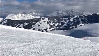 Legendäre Schattberg Nordabfahrt in Saalbach Hinterglemm [upl. by Averil20]