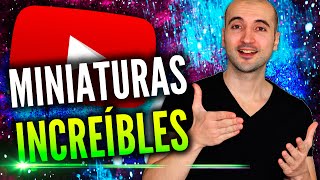 Cómo Crear MUY Buenas Miniaturas Para YouTube Sin Programas [upl. by Ralf]