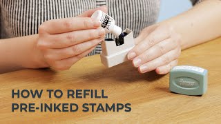 How to Refill PreInked Stamps [upl. by Abra]