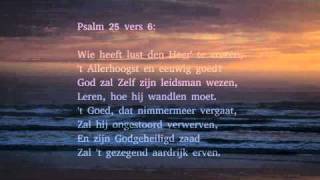 Psalm 25 vers 2 6 en 10  Heer ai maak mij Uwe wegen [upl. by Elora301]