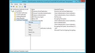 How to Create a Certificate Template in CA  Step by Step [upl. by Memberg]