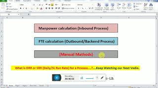 FTE Calculation amp Manpower Calculation  WFM [upl. by Sanyu]