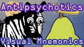 Antipsychotics  Learn with Visual Mnemonics [upl. by Ahsaeym448]