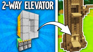 Easy amp Simple Minecraft Elevator 116 Tutorial Any Length [upl. by Yevette]