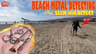 JEWELRY SPILL Metal Detecting Pismo Beach California [upl. by Neema96]