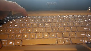 How to Turn OnOff Keyboard Back light And Screen Brightness Asus Laptops [upl. by Delanty]