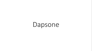 Dapsone  Pharmacology [upl. by Rengaw]