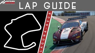 Laguna Seca Lap Guide  Assetto Corsa Competizione [upl. by Idnas764]