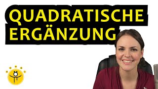 QUADRATISCHE ERGÄNZUNG – Parabel in Scheitelpunktform umwandeln binomische Formel [upl. by Ppilihp]