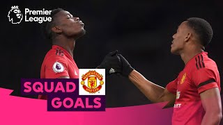 Magical Manchester United Goals  Pogba Rooney Ronaldo  Squad Goals [upl. by Deina]