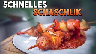 Schaschlik selber machen  mit Gelinggarantie 😍 [upl. by Aramas343]