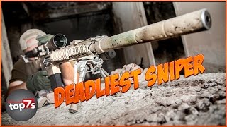 Top 7 Most Dangerous Military Snipers [upl. by Suhpesoj]