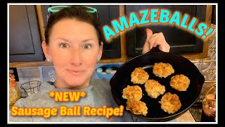 💥AMAZEBALLS Sausage Balls Recipe 💥 [upl. by Annaiviv]