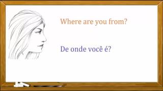 Aprendendo inglês com diálogos em Inglês  Aula 1• De onde você é [upl. by Wardlaw]