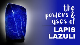 Lapis Lazuli Spiritual Meaning Powers And Uses [upl. by Htial]