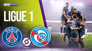 PSG vs Strasbourg  LIGUE 1 HIGHLIGHTS  8142021  beIN SPORTS USA [upl. by Adriene]