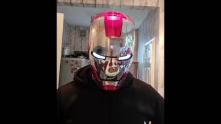 AutoKing MK5 Ironman Helmet demo [upl. by Scherman]