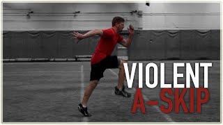 How To A Skip Violent ASkips  Speed Training Skipping Drill [upl. by Nhguaval950]