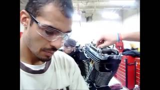 Part 07 How to install Adjustable Pushrods Harley Davidson EVO SampS Jims Revtech [upl. by Aivek]