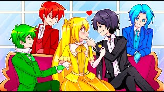 I Have FOUR BOYFRIENDS in Gacha Life [upl. by Davilman]