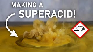 Distilling A Superacid In My Garage Chlorosulfonic Acid Synthesis and Reactions [upl. by Devehcoy863]