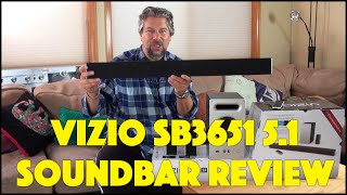 Vizio SB3651 51 Soundbar with Chromecast amp Bluetooth  REVIEWED [upl. by Aniluap]