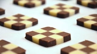 How To Shape Checkerboard Cookies  ATCO Blue Flame Kitchen [upl. by Tranquada]