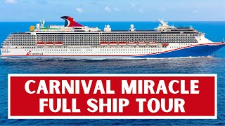 Carnival Miracle Full Ship Tour and Walk Through [upl. by Warford]