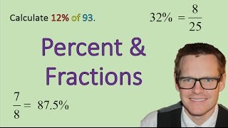 Percent and Fractions Simplifying Math [upl. by Attesor910]