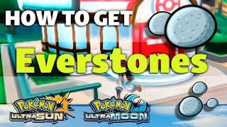 HOW TO GET Everstone in Pokemon Ultra Sun and Moon [upl. by Anglim]