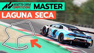 Laguna Seca Lap Guide  Assetto Corsa Competizione [upl. by Etteiluj]