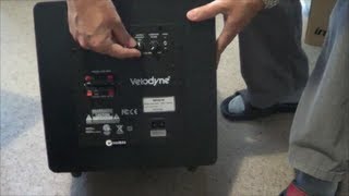 Velodyne Impact 10 Subwoofer Unboxing [upl. by Aryad]