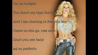 Shakira  Hips Dont Lie  Ft Wyclef Jean  Lyrics [upl. by Lamson]