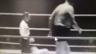 Tallest Wrestler Ever Eight Foot Tall  Rare Gargantua Wrestling Footage 84quot [upl. by Alvina]