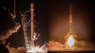 quotThe Falcon has landedquot  Recap of Falcon 9 launch and landing [upl. by Akselav]