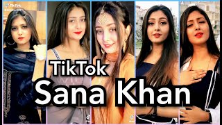 Sana Khan TikTok Part 2 Sanateam TikTok Sana Khan Bebo TikTok Video [upl. by Laidlaw]