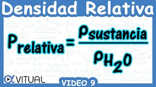 ➡️ Densidad Relativa  Video 9 [upl. by Ferrand]