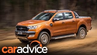 2016 Ford Ranger Wildtrak review  CarAdvice [upl. by Given7]