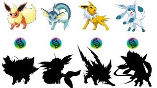 Fan Requests 6 Mega Eeveelutions Style 2  Vaporeon Flareon Jolteon Glaceon [upl. by Lotsyrk]