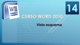 Curso Word 2010 AV Vista esquema Vídeo 14 [upl. by Roi42]