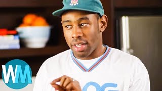 Top 10 Funniest Tyler The Creator Moments [upl. by Arekat]