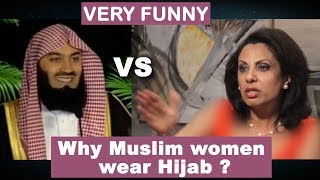 why Muslim WOMEN wear HIJAB  why Muslim MEN keep BEARD  Brigitte Gabriel Vs Mufti Menk VERY FUNNY [upl. by Safire]