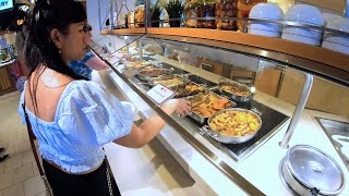 Carnival Cruise Buffet Lunch Food Tour 4K [upl. by Gloriana]