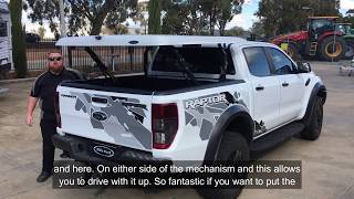 TopUp Ute Lid  Pop Up Lid  Ford Ranger Raptor [upl. by Whallon605]