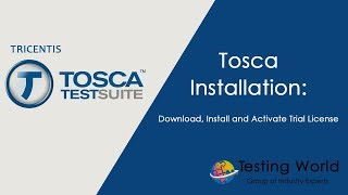 Tosca Installation  Download Install and Activate trial license [upl. by Marden55]