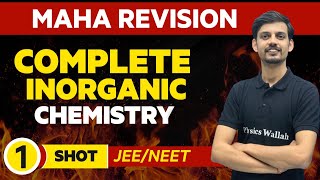 Complete Inorganic Chemistry in One Shot  Maha Marathon Series for JEENEET 🔥 [upl. by Konstantine835]