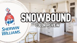 Sherwin Williams Snowbound  BETTER THAN ALABASTER [upl. by Ainafetse]