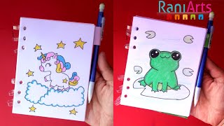 HAZ UN DIARIO  LIBRETA  CUADERNO  FÁCIL  DIY [upl. by Zohara114]