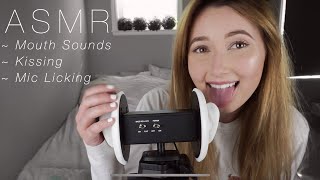 ASMR  Tingly 3DIO Ear Eating Kissing amp Mouth Sounds [upl. by Noiztneb]