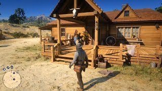 Red Dead Redemption 2  John Marstons House amp Farm Tour Shown  Open World Free Roam Gameplay [upl. by Aenyl119]